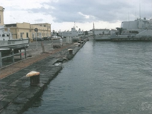 Ministero della Difesa, Direzione del Genio Militare per la Marina di Augusta – Banchina dell’arsenale militare Marittimo